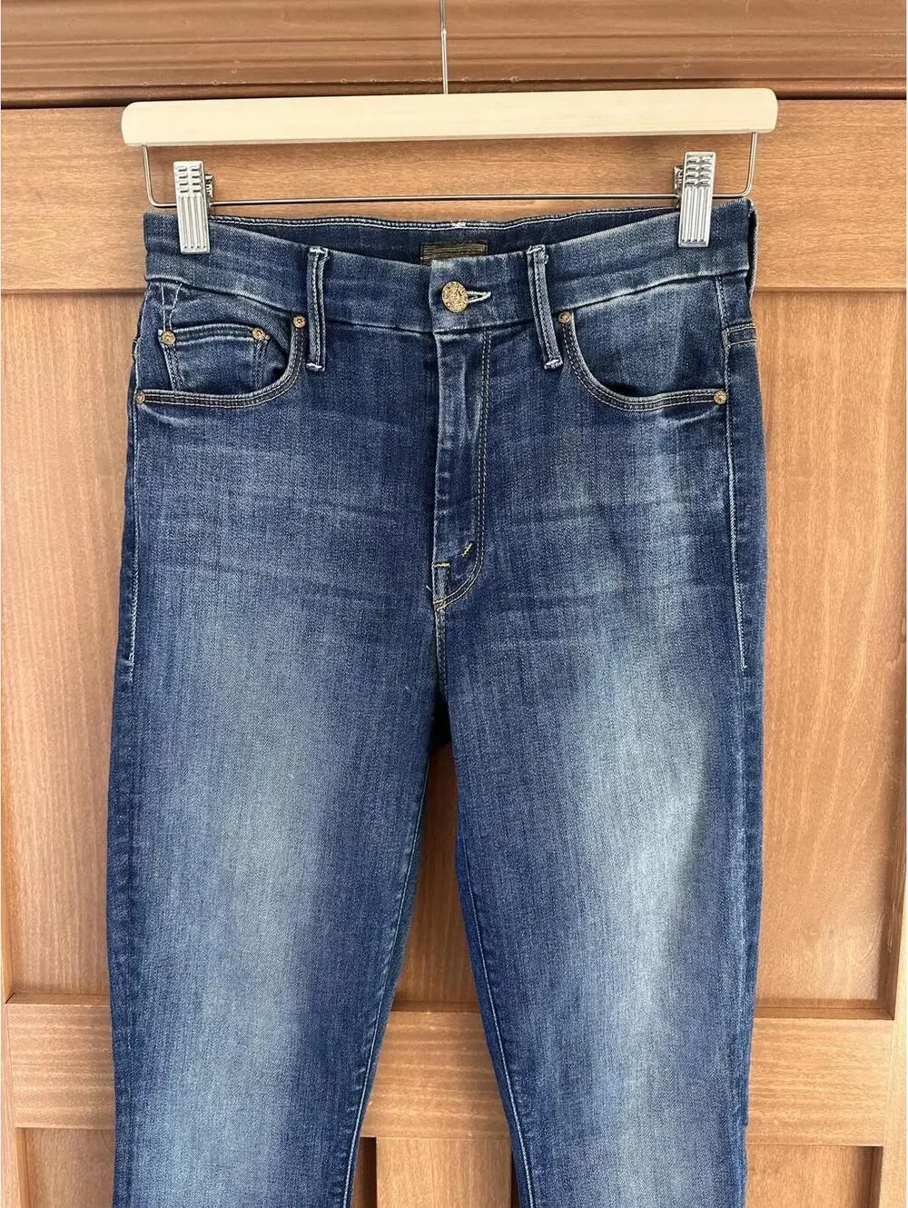 MOTHER The High Waisted Looker Ankle Fray in Not Rough Enough Women’s size 26 - Picture 3 of 15